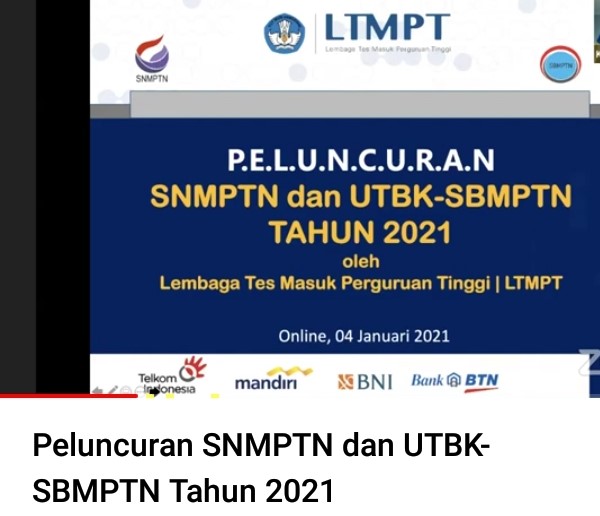 SNMPTN UTBK SBMPTN 2021