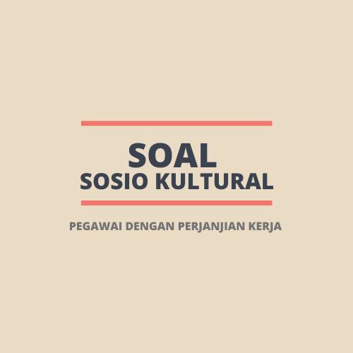 Contoh Soal Sosio Kultural P3K