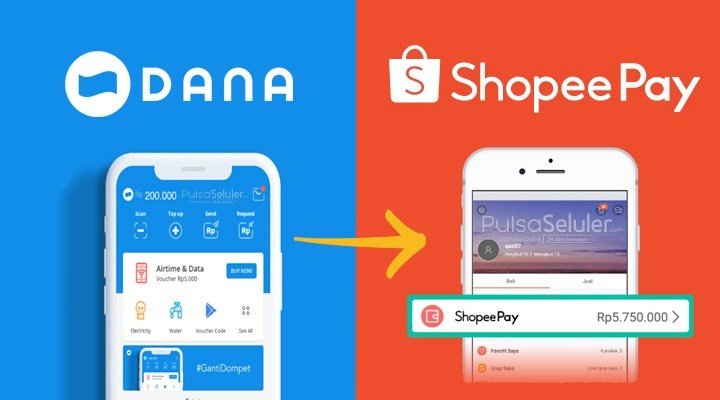 Cara Transfer Shopeepay ke Aplikasi DANA