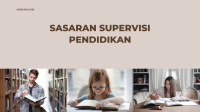 sasaran supervisi pendidikan sasaran supervisi pendidikan