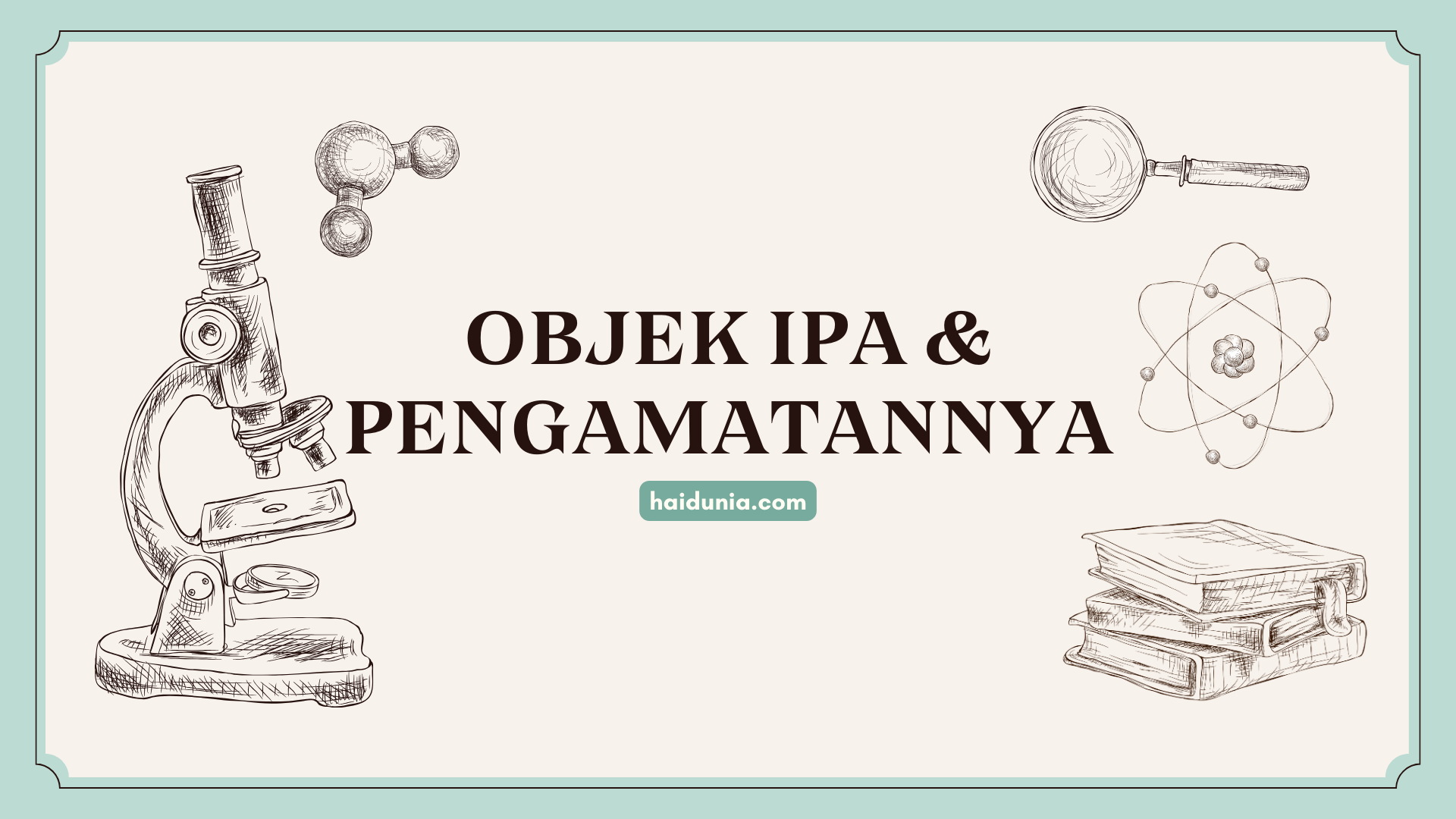 soal objek IPA dan pengamatannya